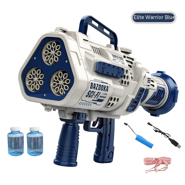 Full-automatic Lighting Bazooka Bubble Gun Children's Toys