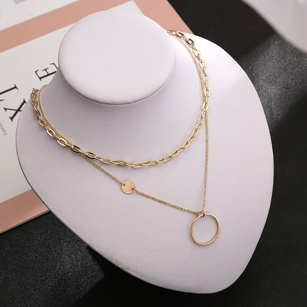Retro Necklace European And American Simple And Light Luxury Women