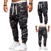 Men's Fashion Camouflage Drawstring Casual Pants