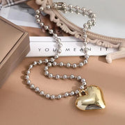Fashionable All-match Love Pendant Necklace
