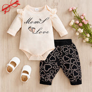 Children's One-year-old Baby And Infant Overalls Clothes Children's Spring Two-piece Suit