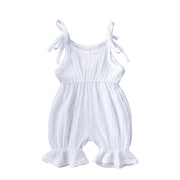 Summer Baby Cotton And Linen Jumpsuit
