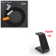 3 In 1 Fast Charging Station Wireless Charger Stand
